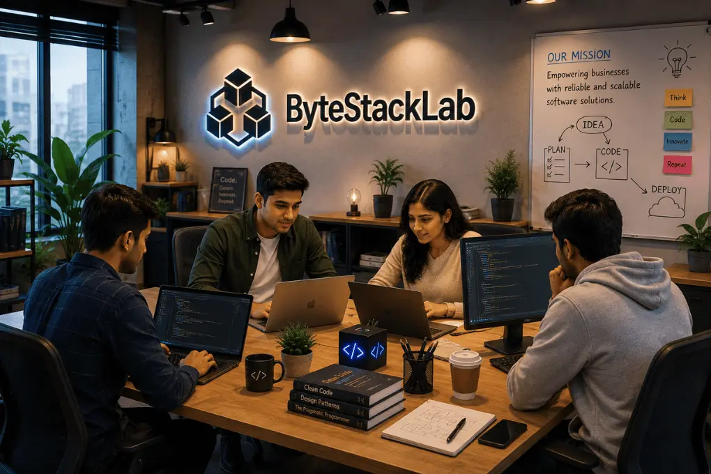 Our team at work