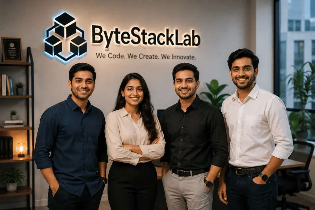 The ByteStackLab team in their office