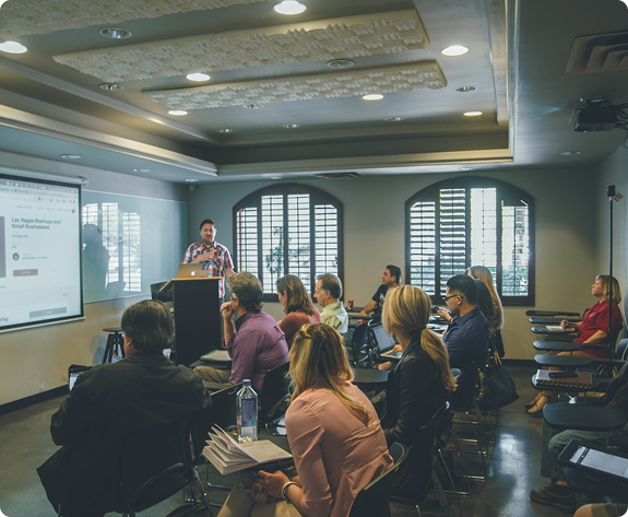 Team meeting and collaboration